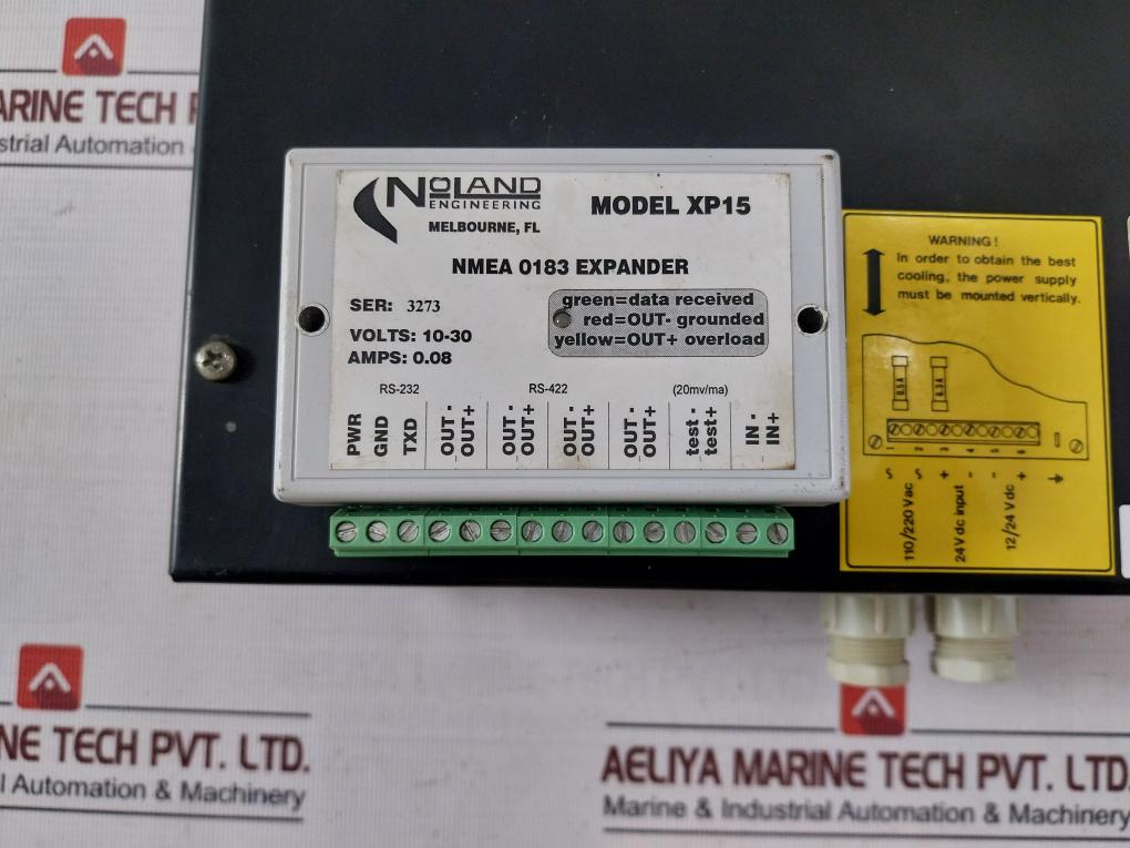 Simrad Shipmate Rs8036 Power Supply Str 8400 220Vac/24V/12V 2X110V 50Hz