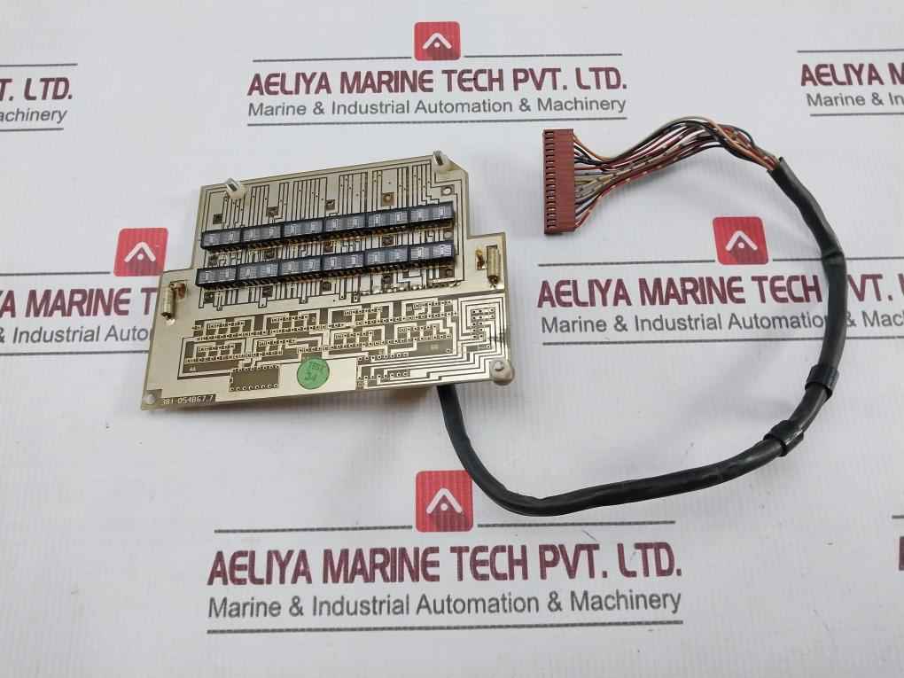 Simrad 381-054867.7 Pcb For Display Unit Used