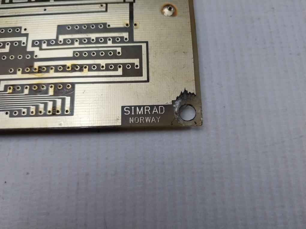 Simrad 381-054867.7 Pcb For Display Unit Used