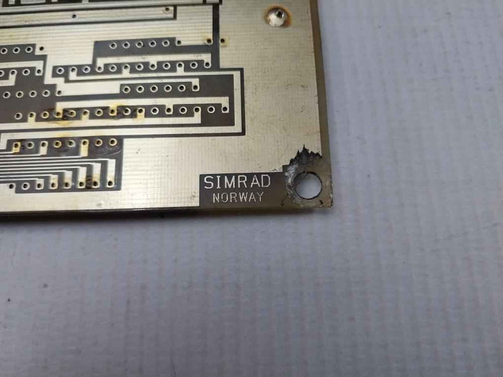 Simrad 381-054867.7 Pcb For Display Unit Used