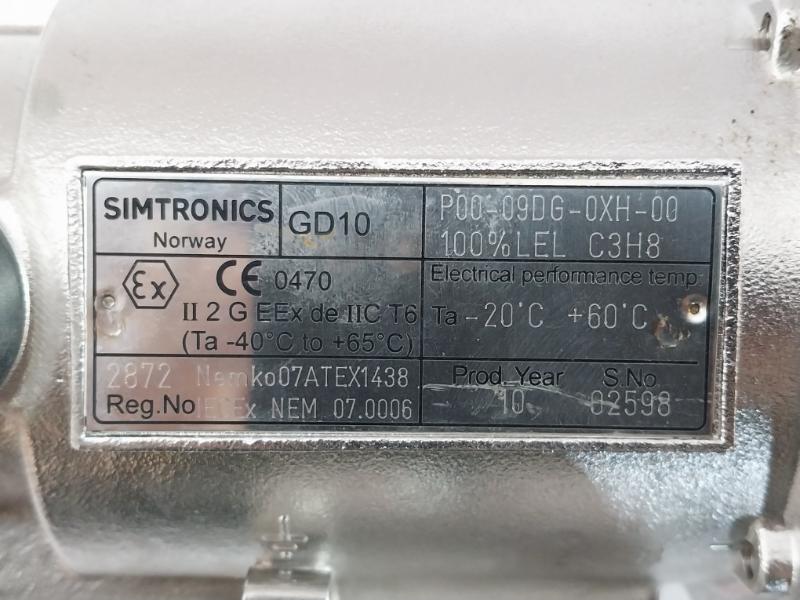 Simtronics Infrared Gas Detector Gd10