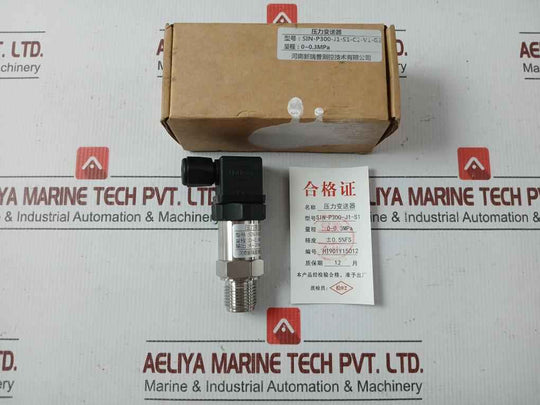 Sin-p300-j1-s1-c2-v1-g2 Pressure Transmitter 0~0.3Mpa Henan