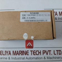 Sin-p300-j1-s1-c2-v1-g2 Pressure Transmitter 0~0.3Mpa Henan