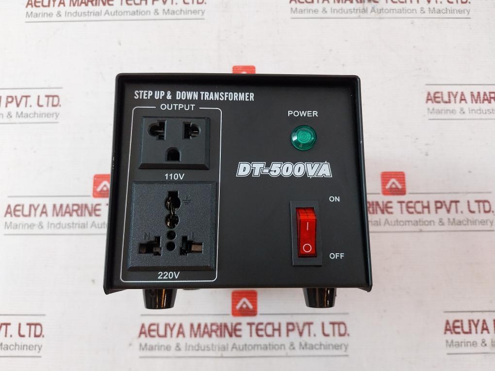Sine Wave Dt-500Va Step Up & Down Transformer 110V-220V 500W 50/60 Hz