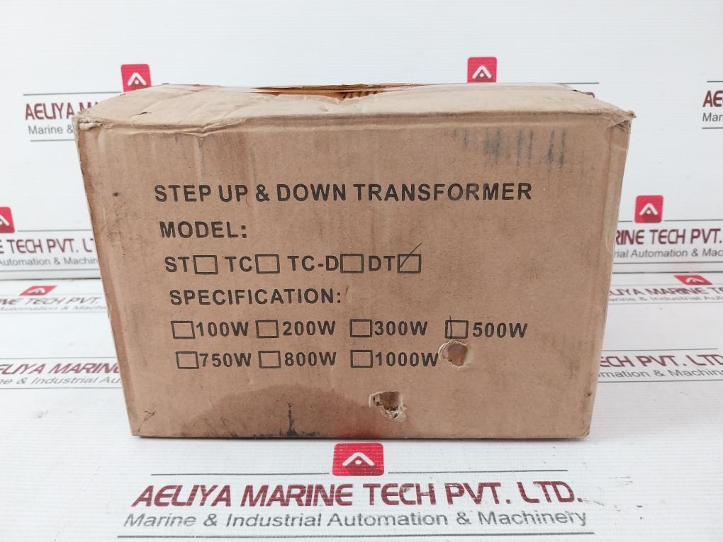 Sine Wave Dt-500Va Step Up & Down Transformer 110V-220V 500W 50/60 Hz