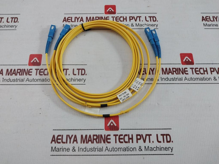 Single-mode Duplex Fiber Optic Patch Cable R0172-80 Sc-sc Sm Dpx 03M (9/125) Weight 70 Gm