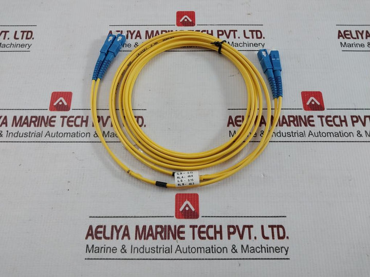 Single-mode Duplex Fiber Optic Patch Cable R0172-80 Sc-sc Sm Dpx 03M (9/125) Weight 70 Gm