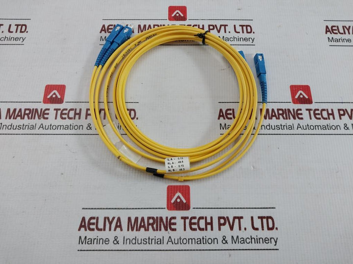 Single-mode Duplex Fiber Optic Patch Cable R0172-80 Sc-sc Sm Dpx 03M (9/125) Weight 70 Gm