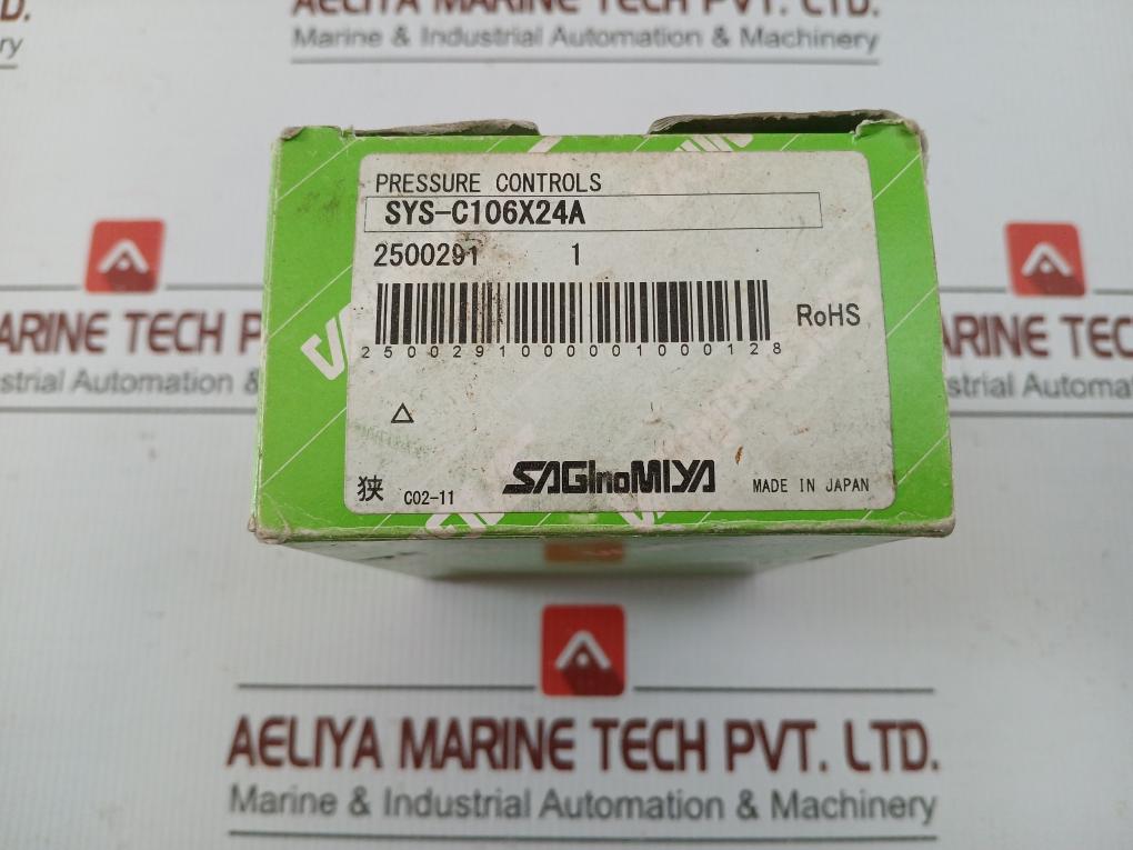Single Function Pressure Control 50Ma Saginomiya Sys-c106X24A