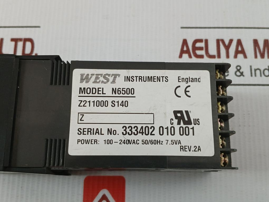 Single Loop Controller N6500 West Instruments 100-240Vac 50/60Hz