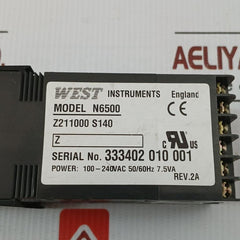 Single Loop Controller N6500 West Instruments 100-240Vac 50/60Hz
