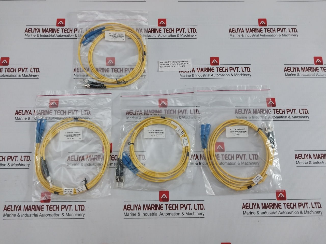 Single Mode Duplex Fiber Optic Patch Cable Set Ftek-dx-sm-sc/Sc-pc-03M