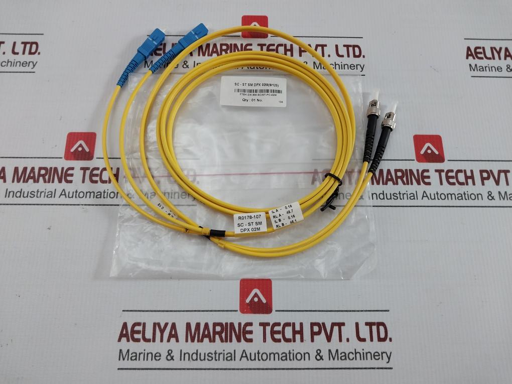 Single Mode Duplex Fiber Optic Patch Cable Set Ftek-dx-sm-sc/Sc-pc-03M