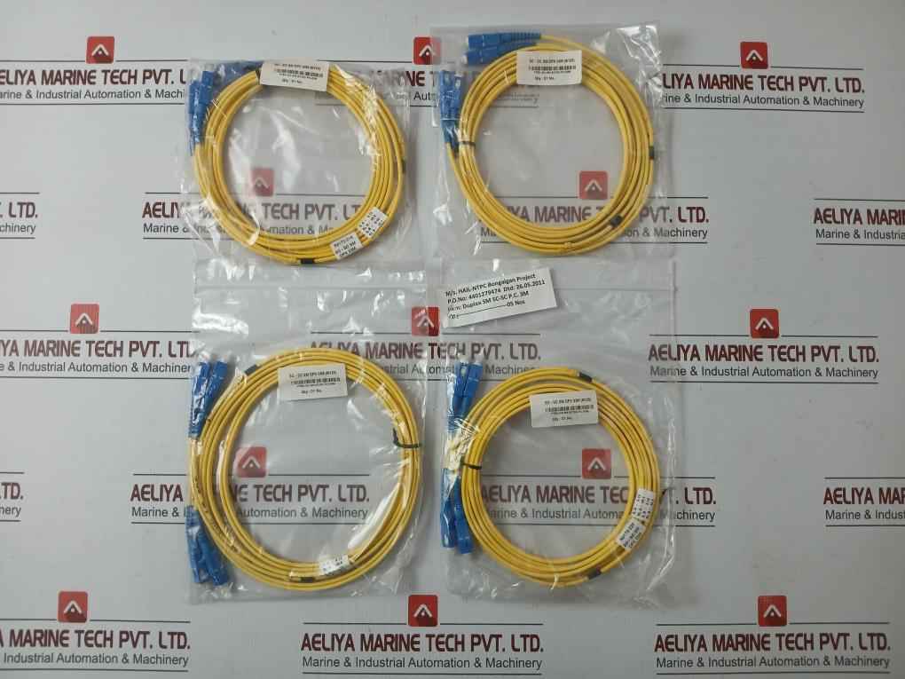Single Mode Duplex Fiber Optic Patch Cable Set Ftek-dx-sm-sc/Sc-pc-03M
