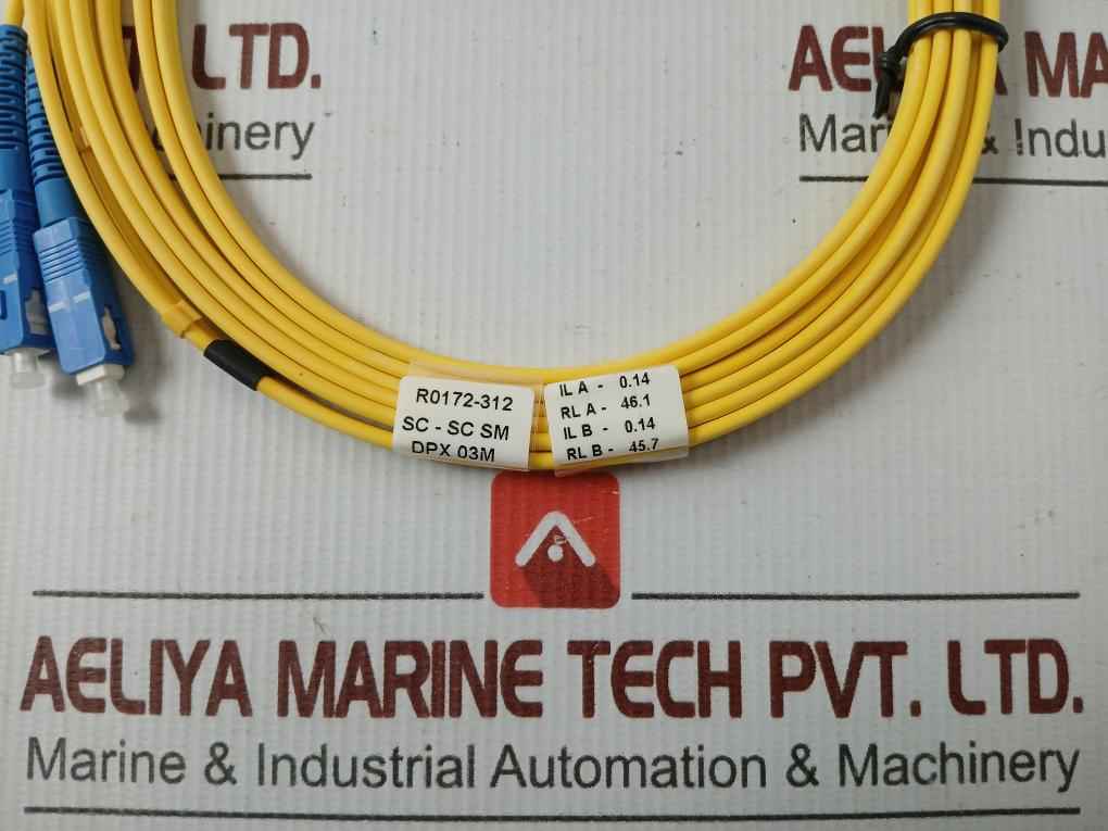 Single Mode Duplex Fiber Optic Patch Cable Set Ftek-dx-sm-sc/Sc-pc-03M