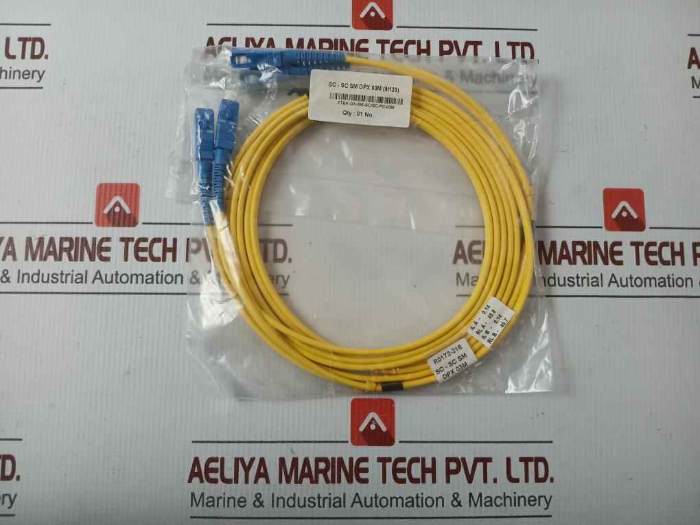 Single Mode Duplex Fiber Optic Patch Cable Set Ftek-dx-sm-sc/Sc-pc-03M