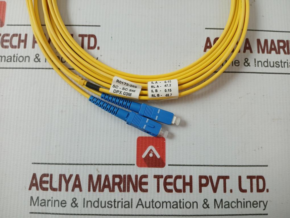 Single Mode Duplex Fiber Optic Patch Cable Set Ftek-dx-sm-sc/Sc-pc-03M