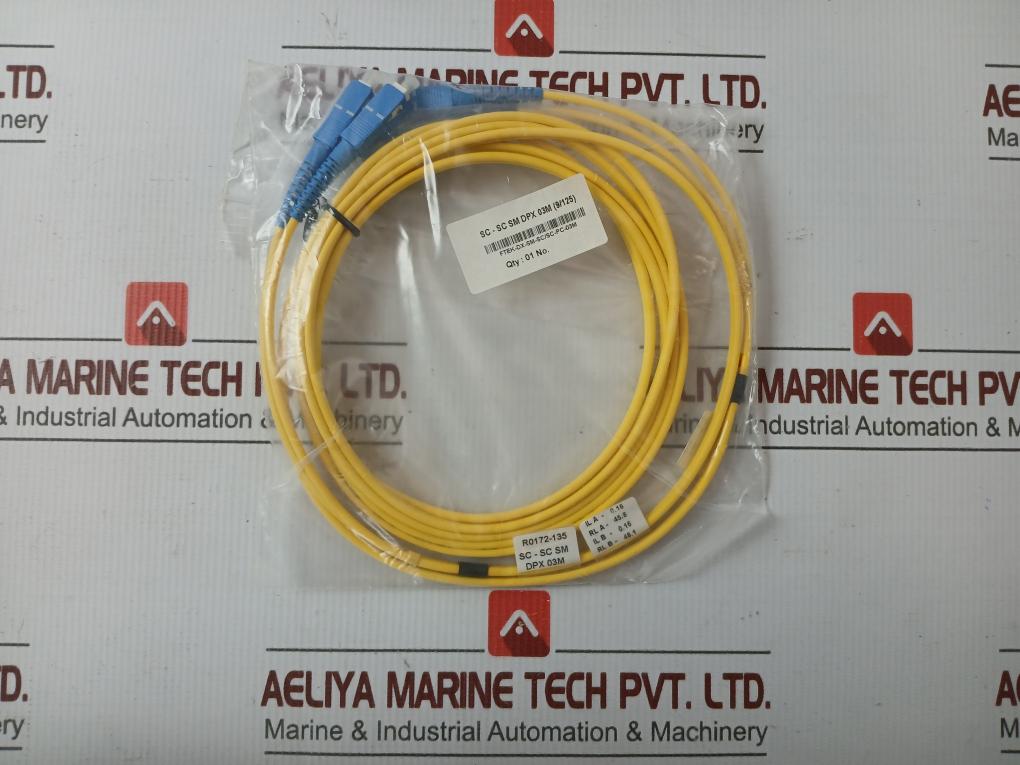 Single Mode Duplex Fiber Optic Patch Cable Set Ftek-dx-sm-sc/Sc-pc-03M
