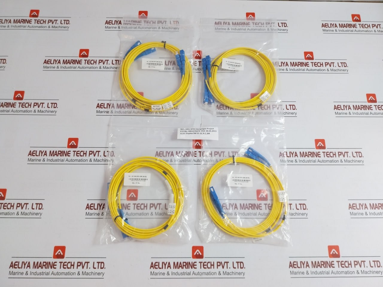 Single Mode Duplex Fiber Optic Patch Cable Set Ftek-dx-sm-sc/Sc-pc-03M