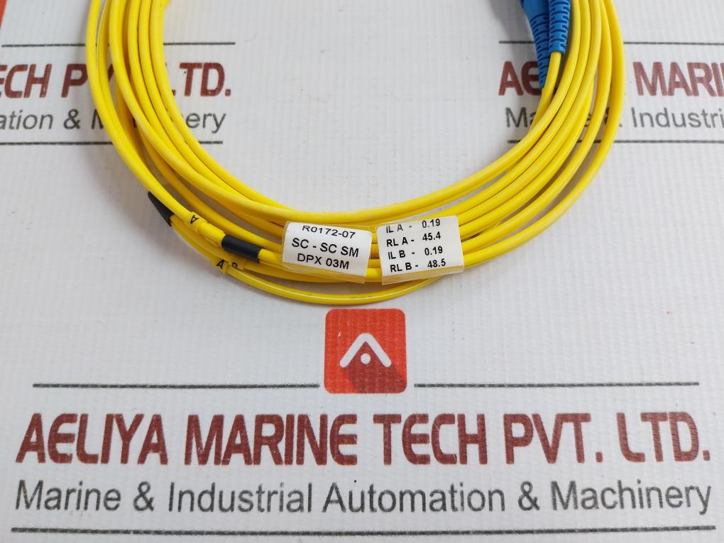 Single Mode Duplex Fiber Optic Patch Cable Set Ftek-dx-sm-sc/Sc-pc-03M