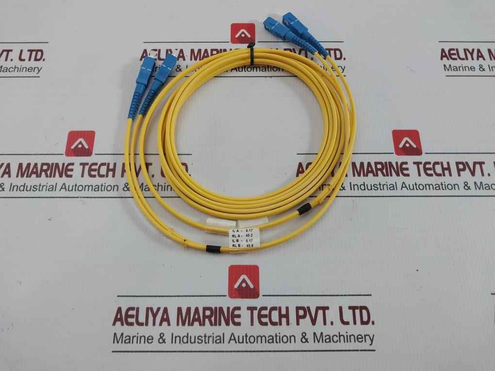 Single Mode Duplex Fiber Optic Patch Cable Set Ftek-dx-sm-sc/Sc-pc-03M 300 Gm