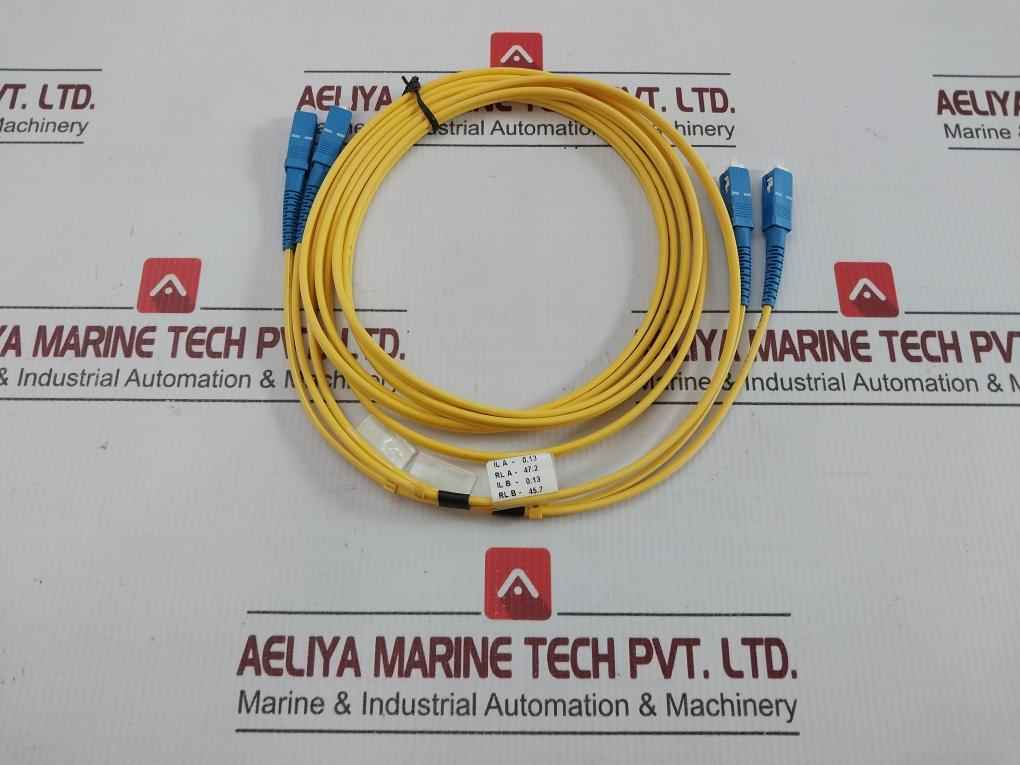 Single Mode Duplex Fiber Optic Patch Cable Set Ftek-dx-sm-sc/Sc-pc-03M 300 Gm
