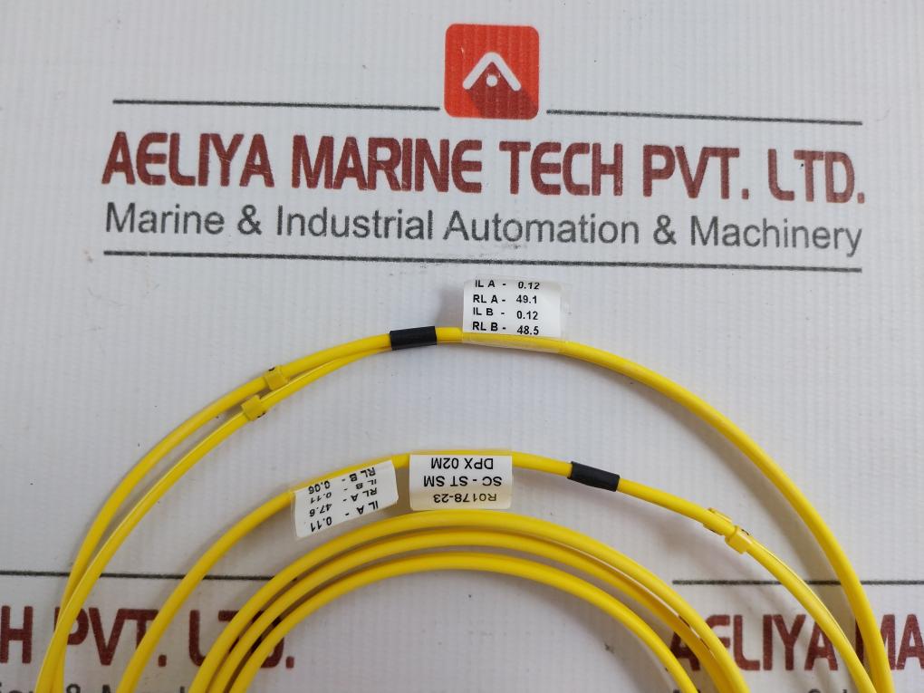 Single Mode Duplex Fiber Optic Patch Cable Set Ftek-dx-sm-sc/St-pc-02M
