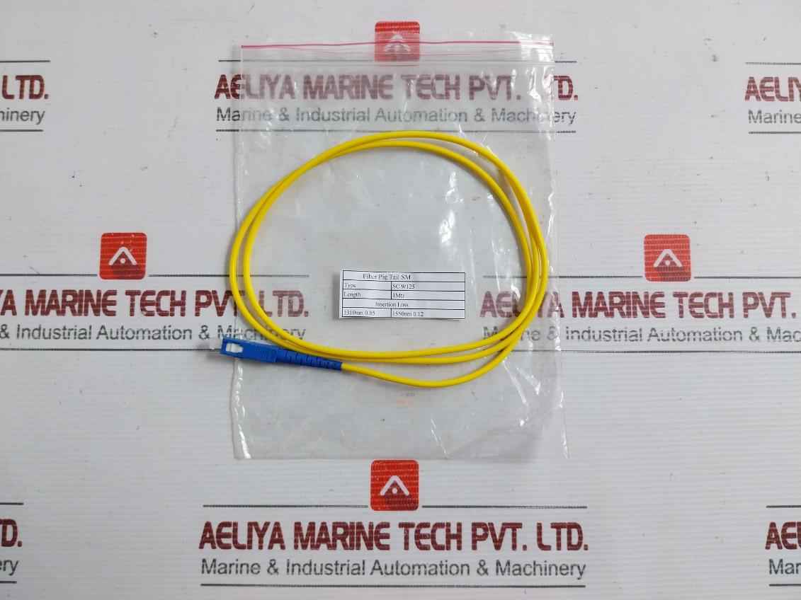 Single Mode Optical Fiber Pigtail Cable 1M Part No: Sc 9/125