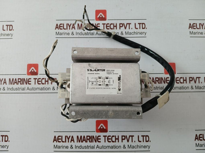 Single Phase Emc/Emi Line Filter 5500.2056 Schurter