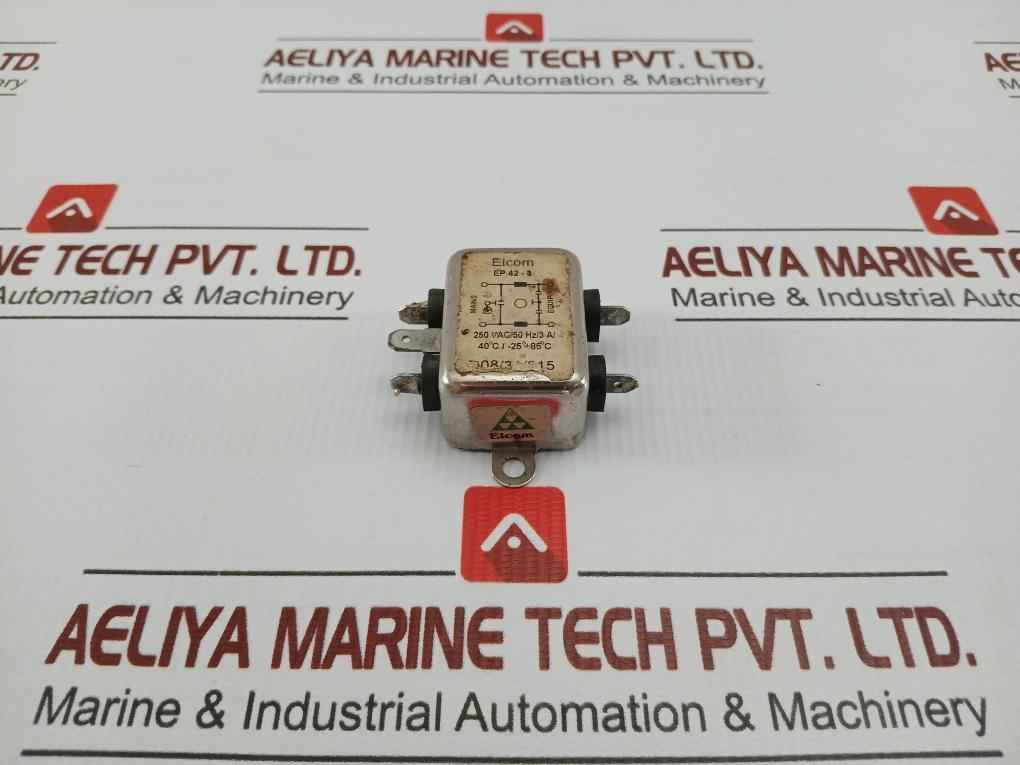 Single Phase Filter Ep 42-3 Elcom 250V Ac 50Hz 3A