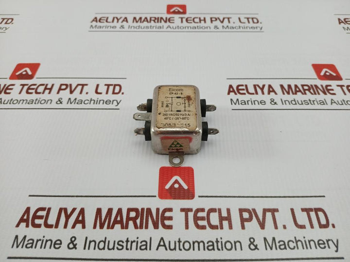 Single Phase Filter Ep 42-3 Elcom 250V Ac 50Hz 3A