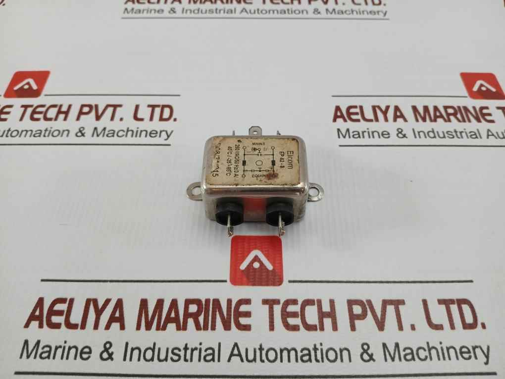 Single Phase Filter Ep 42-3 Elcom 250V Ac 50Hz 3A