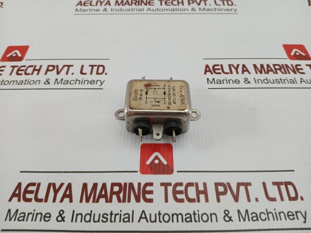 Single Phase Filter Ep 42-3 Elcom 250V Ac 50Hz 3A