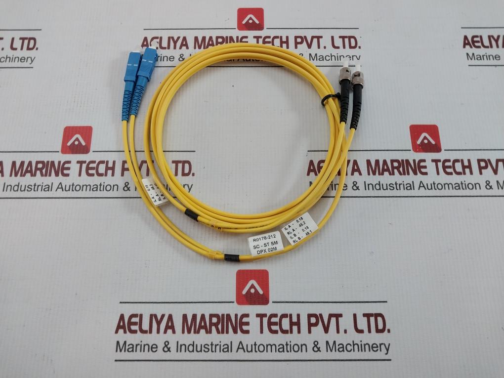 Singlemode Duplex Fiber Optic Cable Set Sc-st Sm Dpx 02M