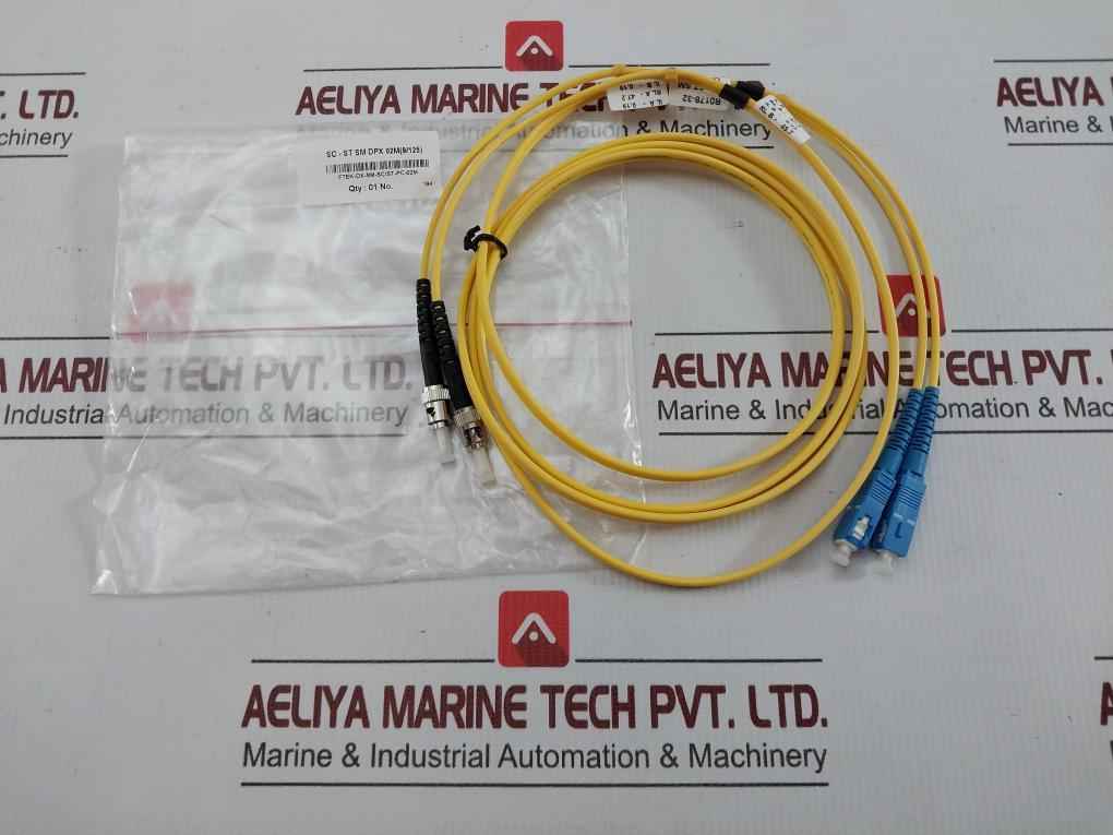 Singlemode Duplex Fiber Optic Cable Set Sc-st Sm Dpx 02M (9/125)