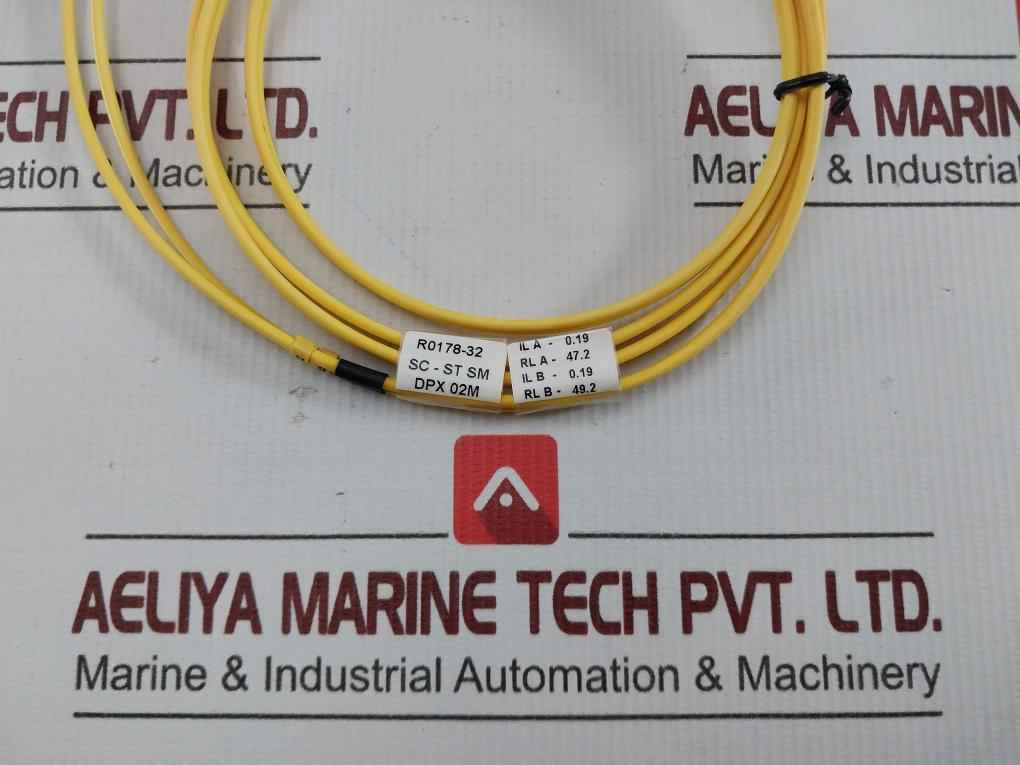 Singlemode Duplex Fiber Optic Cable Set Sc-st Sm Dpx 02M (9/125)
