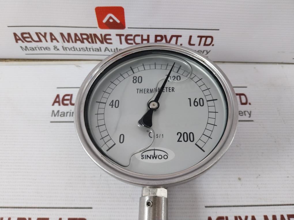 Sinwoo 0-200°C Thermometer 137.Mm 5/1
