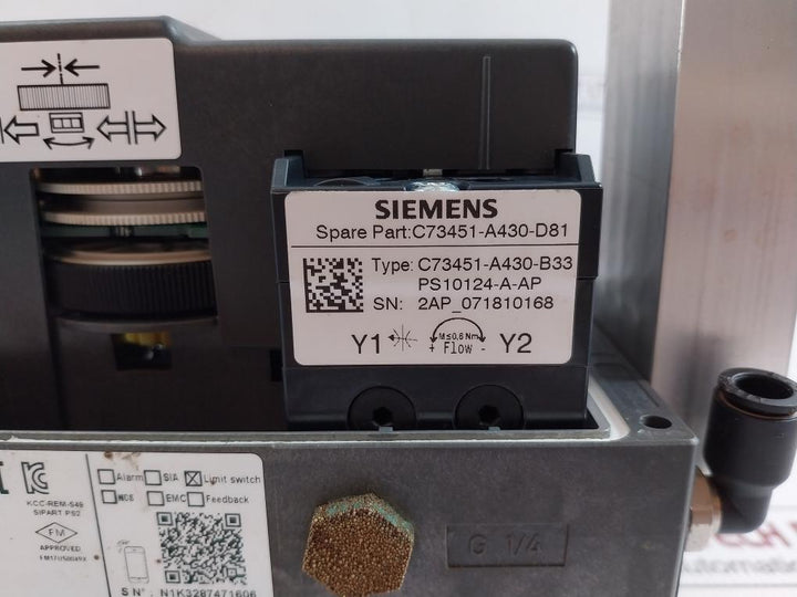 Sipart Ps2 I/P Positioner 6Dr5020-0Ng30-0Ab0 Siemens