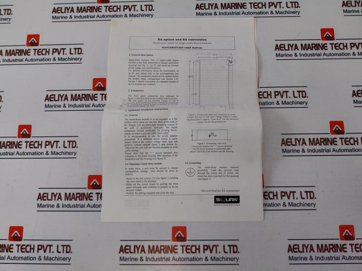 Siqura Vbs 2010 Rx Cctv Optical Converter Receiver-modem - Aeliya Marine Tech