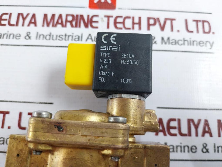 Sirai L182b01 Solenoid Valve W/ Coil Zb10a 230v 50/60hz