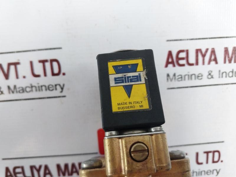 Sirai Z610A Solenoid Valve For Hoonved Brass 50/60Hz V 230 Compact Coil Type Ser