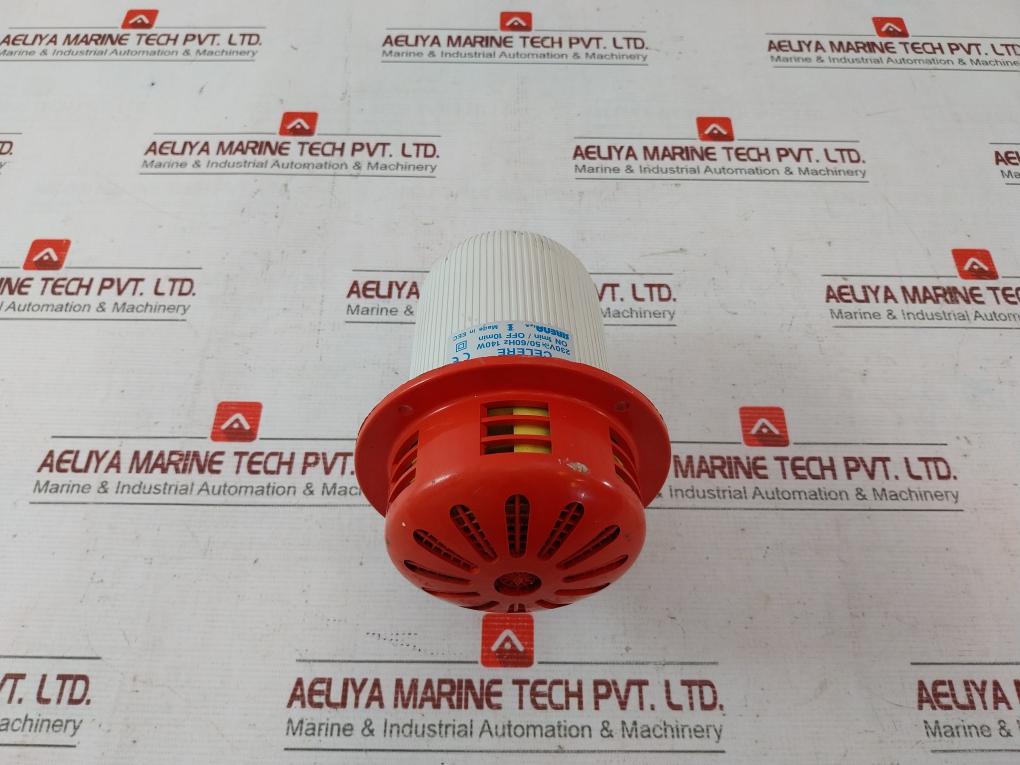 Sirena Celere Electro-mechanical Siren 230V 50/60Hz 140W, On 1Min / Off 10Min