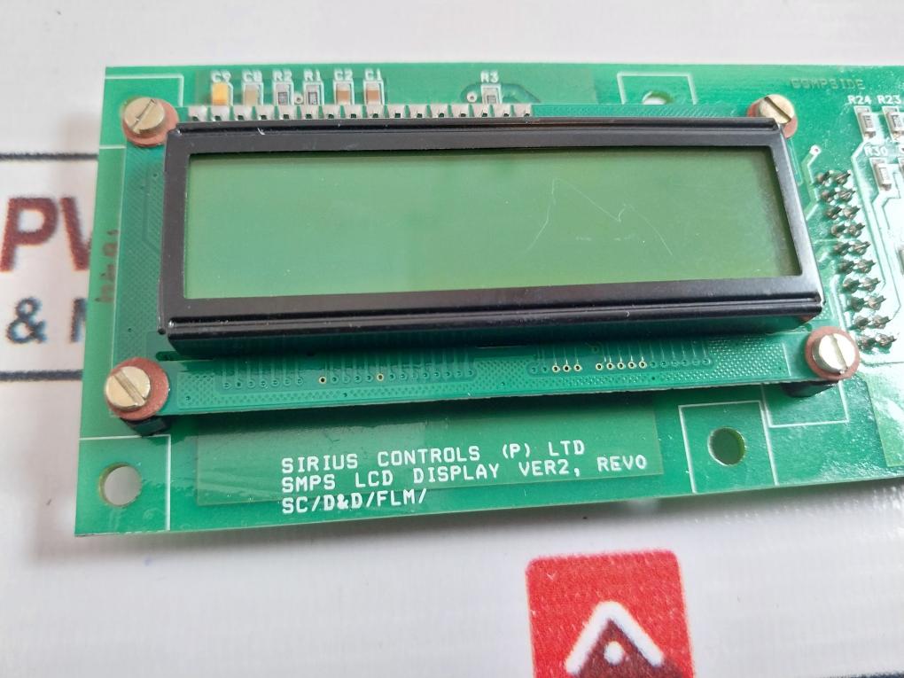 Sirius Controls SC/D&D/FLM SMPS LCD Display Ver2, Rev0