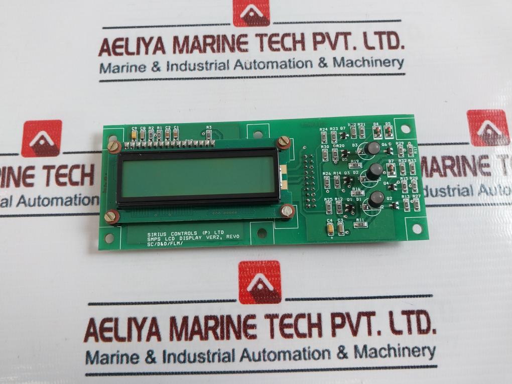 Sirius Controls SC/D&D/FLM SMPS LCD Display Ver2, Rev0