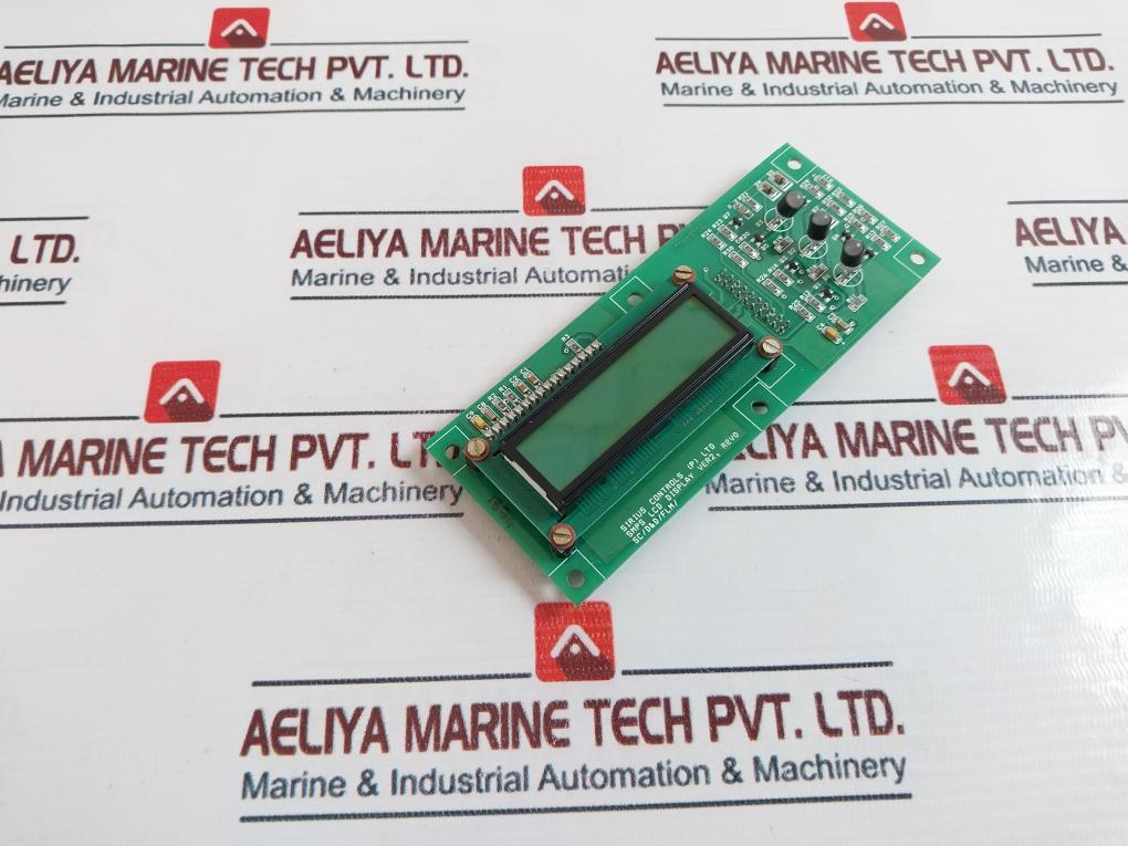 Sirius Controls SC/D&D/FLM SMPS LCD Display Ver2, Rev0