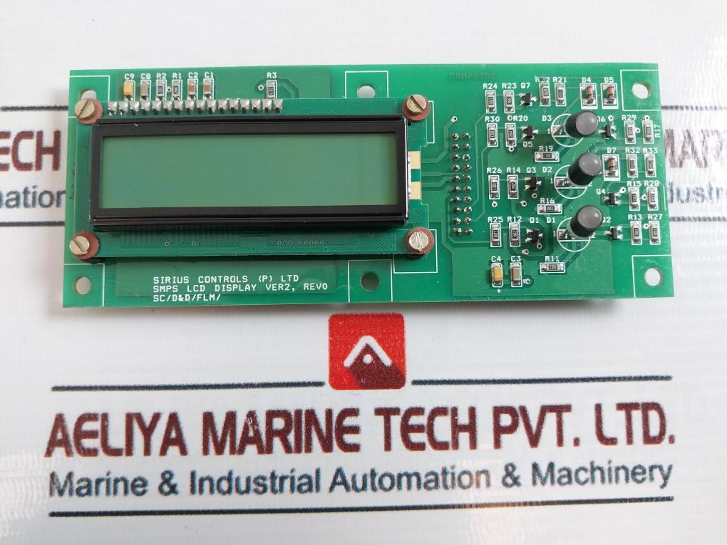 Sirius Controls SC/D&D/FLM SMPS LCD Display Ver2, Rev0