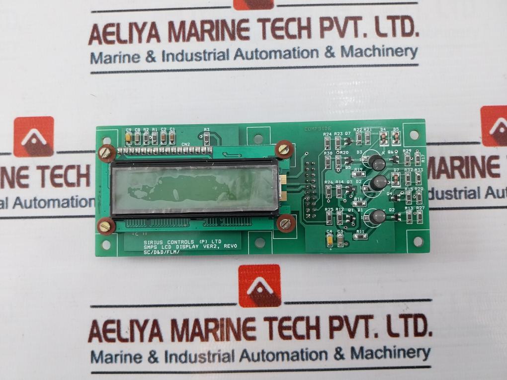 Sirius Controls SMPS LCD Display Board VER2, REV0 SC/D&D/FLM
