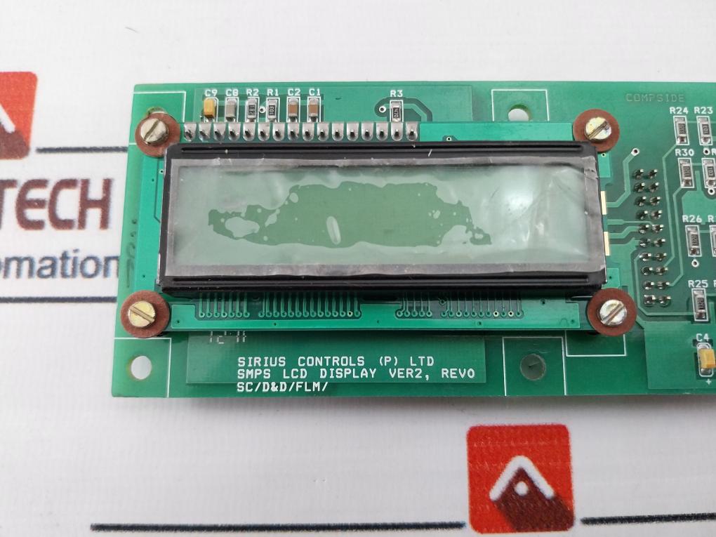 Sirius Controls SMPS LCD Display Board VER2, REV0 SC/D&D/FLM