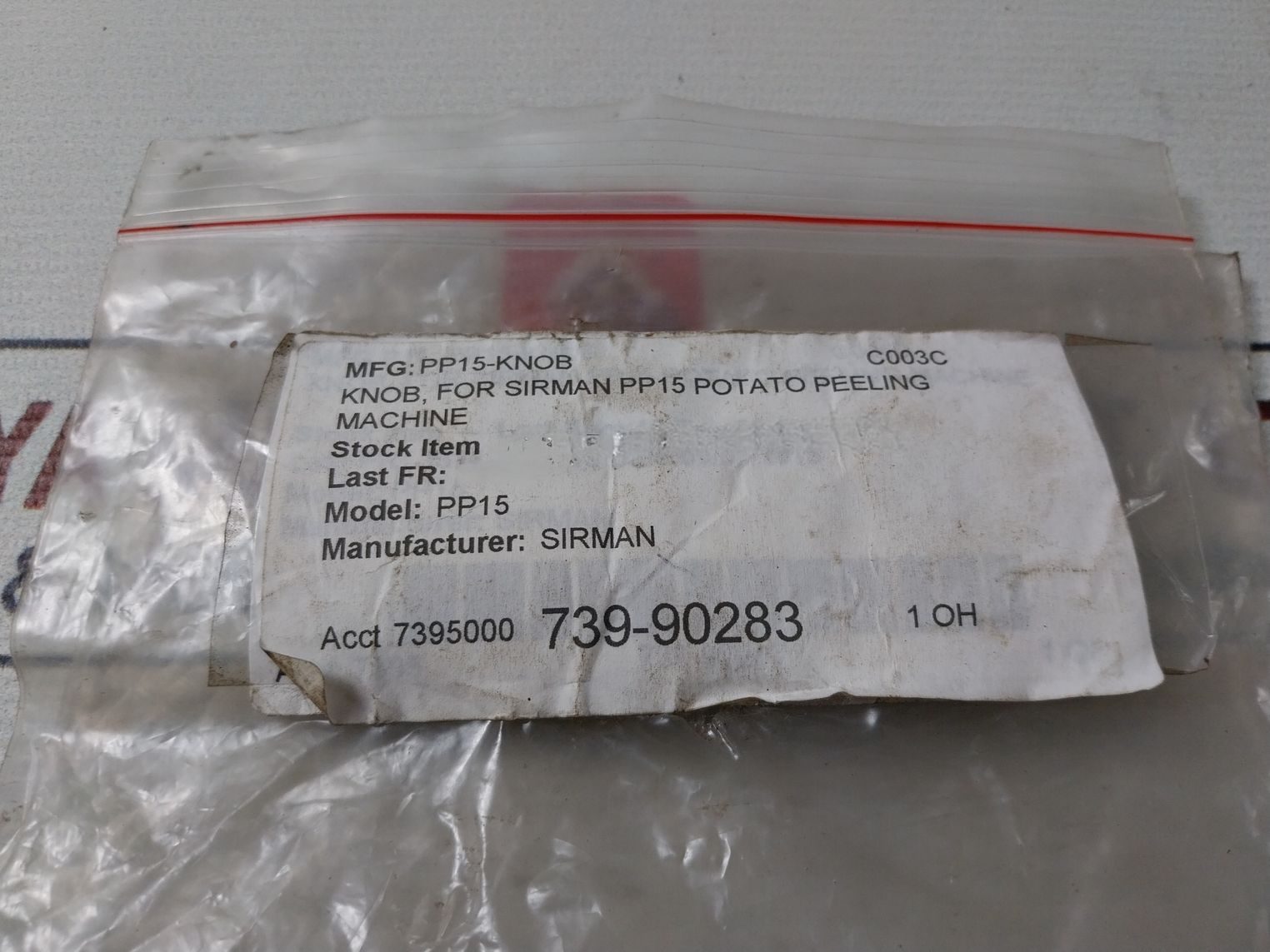 Sirman Pp15-knob Potato Peeling Machine Set