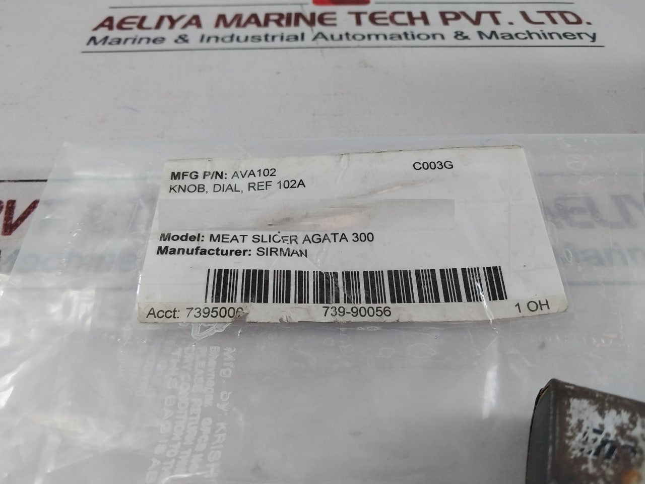 Sirman Ava102 Slicer Clock Knob Agata300 102A